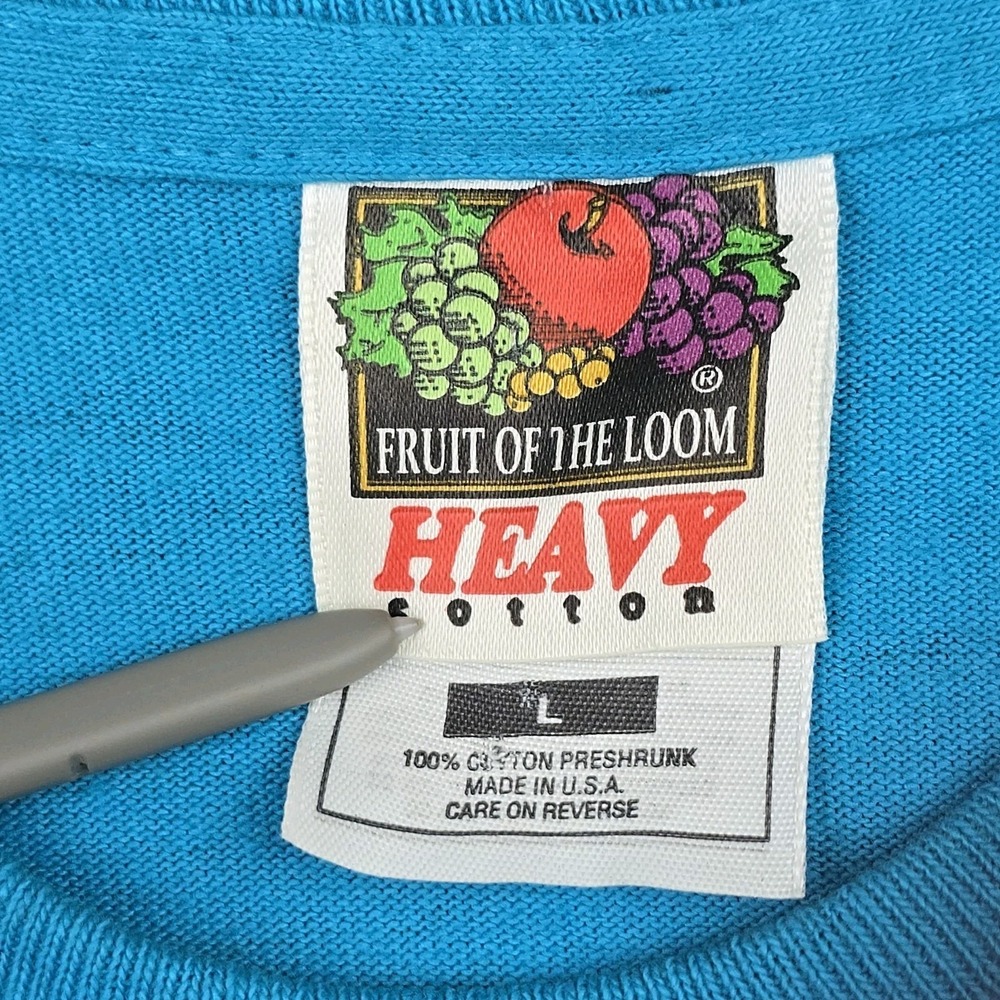 Vintage 1990s Seattle T-Shirt Fruit Of The Loom USA Single Stitch L - Picture 5 of 8